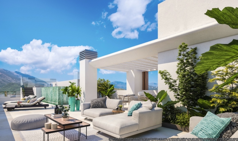 Real de La Quinta Modern Penthouse For Sale in Benahavis
