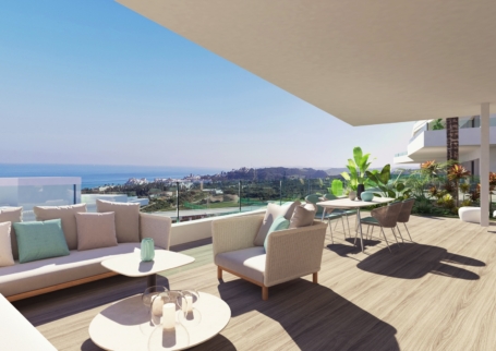 Duplex Penthouse For Sale in Estepona With Fabulous Sea Views